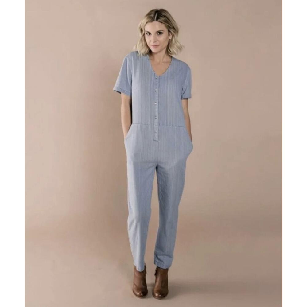 Rylee + Cru Denim Jumpsuit